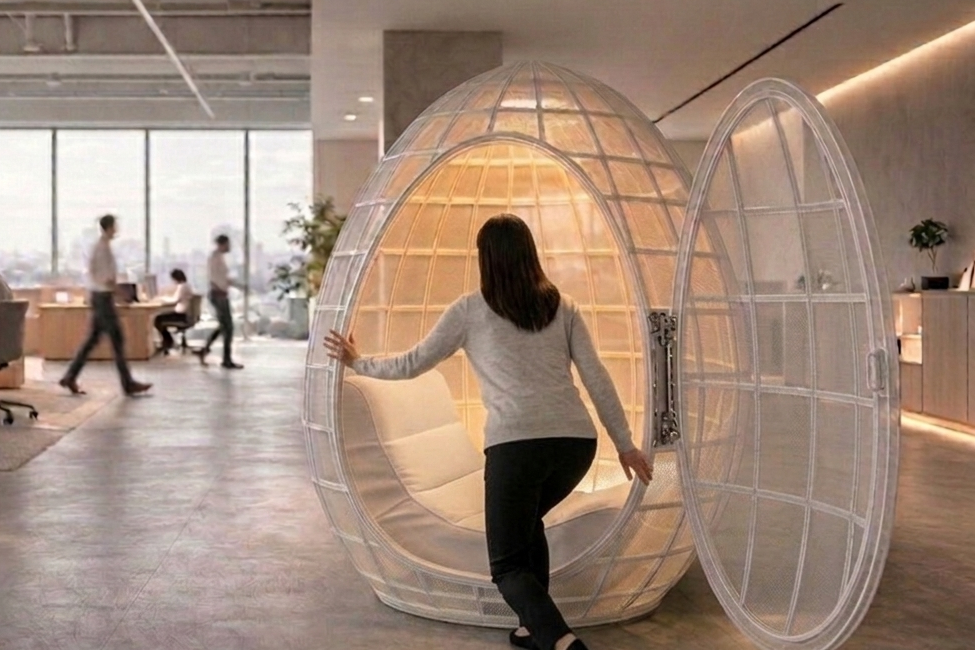 Recovery pod installed in an office environment